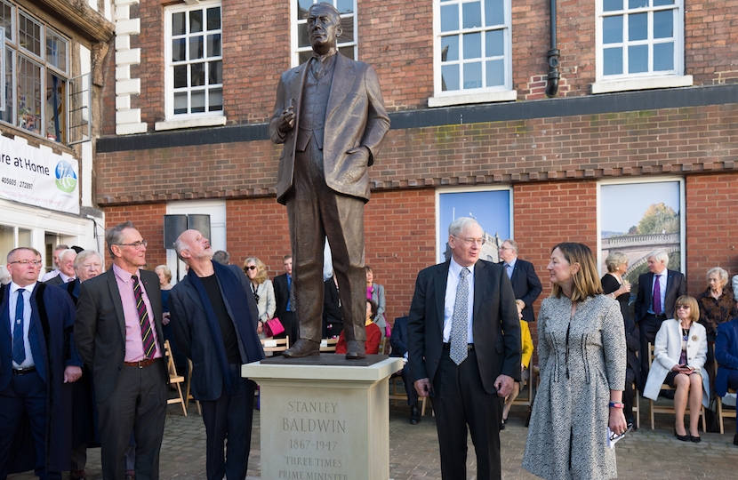 lexden at baldwin statue unveiling