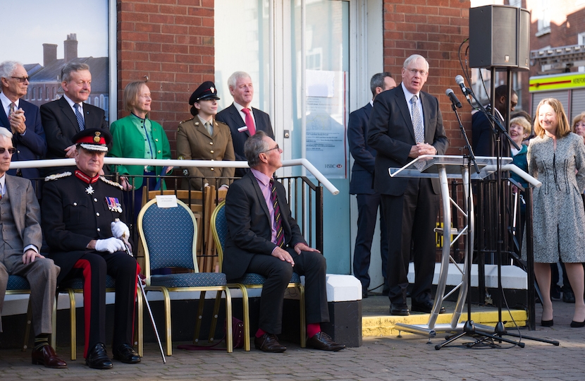 lexden at baldwin statue unveiling