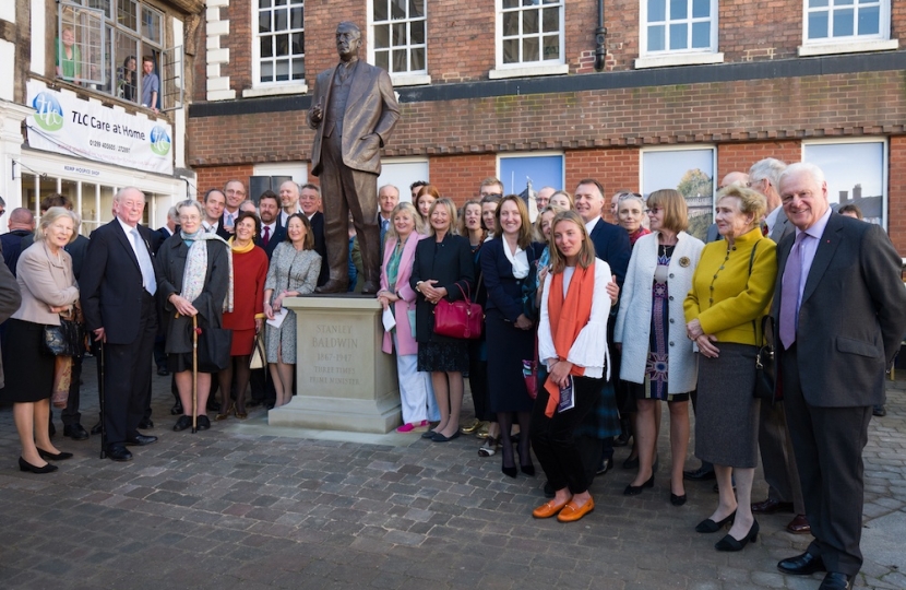 lexden at baldwin statue unveiling