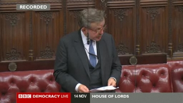 Lord Lexden speaks in a debate on the future of the British egg industry