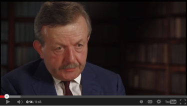 Lord Lexden speaking in the 'Our Maggie' film